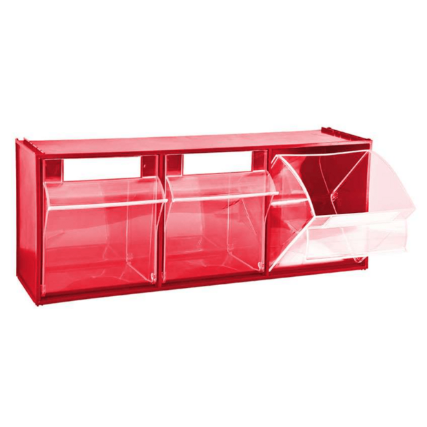 Kantelbakmodule 3 vaks Rood