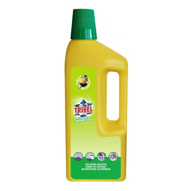 Groene zeep vloeibaar 750ml