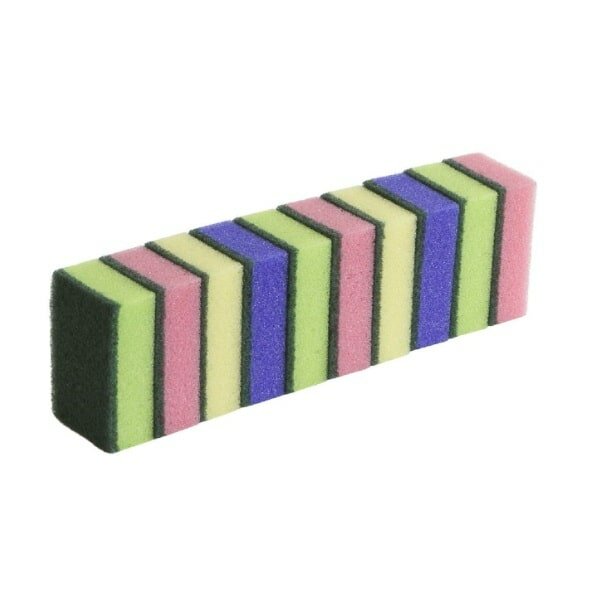 Schuurspons gekleurd 10 stuks