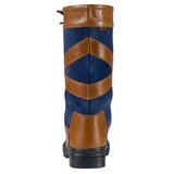 Horka gevoerde laars Greenwich Cognac / Blauw_