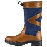 Horka gevoerde laars Greenwich Cognac / Blauw_
