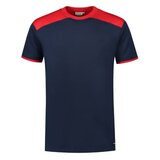 T-shirt Santino Tiesto Blauw / Rood_