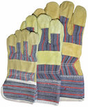 Handschoen splitleer geel maat 10 Handschoen splitleer geel maat 10