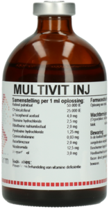 Multivit injectie 100 ml Multivit injectie 100 ml