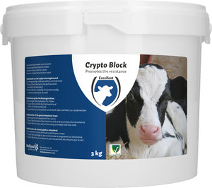 Crypto Block voor kalveren 3 kg Crypto Block voor kalveren 3 kg