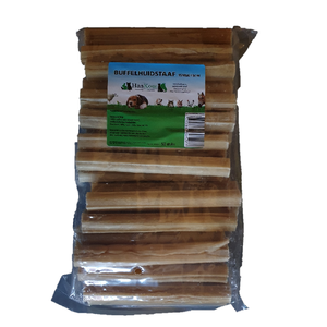 HasKom Buffelhuidstaaf 15mm 13 cm 50 stuks HasKom Buffelhuidstaaf 15mm 13 cm 50 stuks