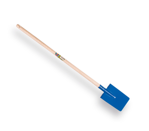 Kinderspade blauw met getailleerde steel Kinderspade blauw met getailleerde steel