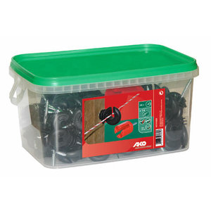 AKO Ringisolator 100 stuks met inschroefhulp AKO Ringisolator 100 stuks met inschroefhulp