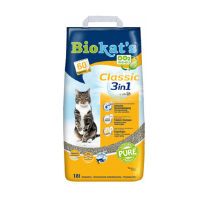 Biokat's Classic 3 in 1 Kattenbakvulling 18 ltr Biokat's Classic 3 in 1 Kattenbakvulling 18 ltr