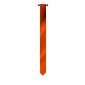 Wimpel oranje 18x165 cm Wimpel oranje 18x165 cm