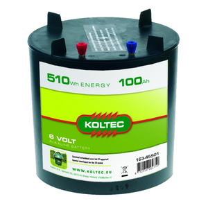 Batterij 6V rond voor paddestoel Batterij 6V rond voor paddestoel