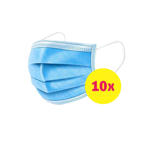 Mondmasker / mondkapje 3 laags 10 stuks niet medisch Mondmasker / mondkapje 3 laags 10 stuks niet medisch