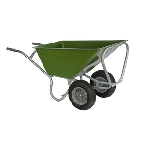 Stalkruiwagen groen PRO 160 liter 2 wielen Stalkruiwagen groen PRO 160 liter 2 wielen