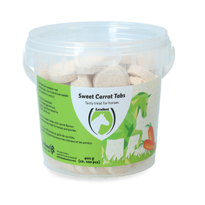 Sweet tabs paardensnoepjes wortel 100 stuks Sweet tabs paardensnoepjes wortel 100 stuks