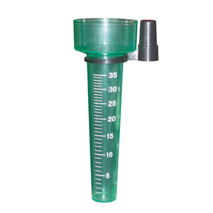 Regenmeter met stokhouder Regenmeter met stokhouder