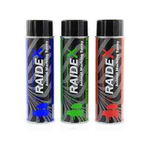 Merkspray Raidex 500 ml diverse kleuren Merkspray Raidex 500 ml diverse kleuren