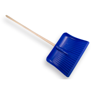 Sneeuwschuiver blauw 50 cm met steel 130 cm Sneeuwschuiver blauw 50 cm met steel 130 cm