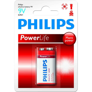 Philips Powerlife 6LR61 9V (E) 1 stuks